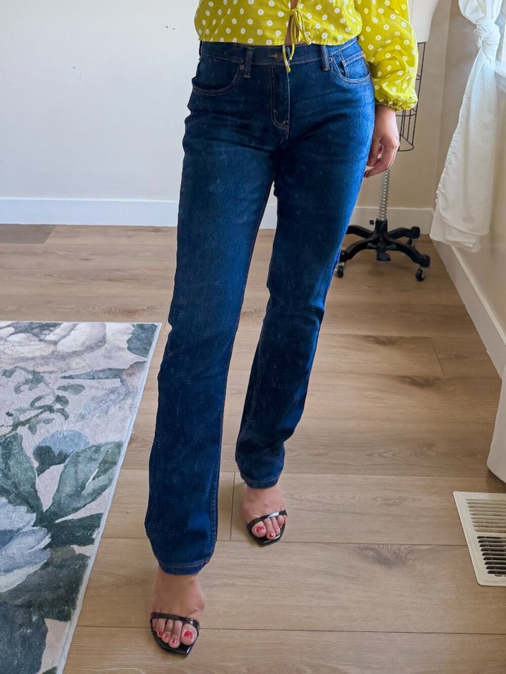 Levis Straight Leg Jeans Size 18 | Boys Dark Wash Denim | Performance Slim | 29